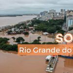 Imagem dos alagamentos do Rio Grande do Sul